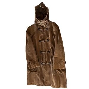 VTG 1970s Lakeland Sportswear Corduroy Duffle Coat - Sherpa Lined W/Rare Hood